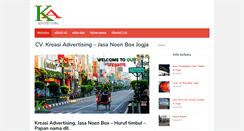 Desktop Screenshot of kreasiadvertising.com